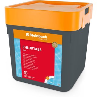 Steinbach 2x5 kg Chlortabs 20g Chlortabletten Chlor Pool Schwimmbad Swimmingpool