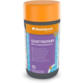 8x1 kg Quattrotabs 200g langsamlöslich Chlor Poolpflege Desinfektion Wasser Chemie