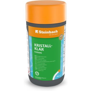 Steinbach Kristallklar 8x1 Liter Pool Algizid flüssig Poolpflege hochkonzentriert
