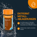 Steinbach Poolpflege Metall-EX flüssig - 0755401TV00-1?l - Entfernt Eisen, Kupfer & andere Metalle - Gegen Trübungen & Ablagerungen - Einfache Anwendung - Für klares, metallfreies Poolwasser